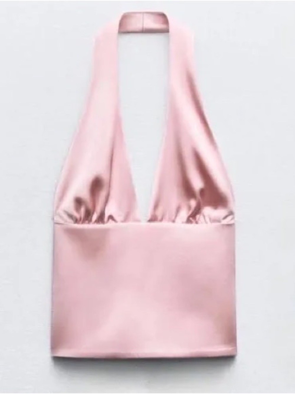 Pink Satin Halter Tote Bag